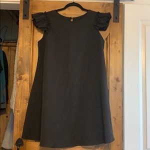 Romwe Ruffle Trim A-Line Swing Dress